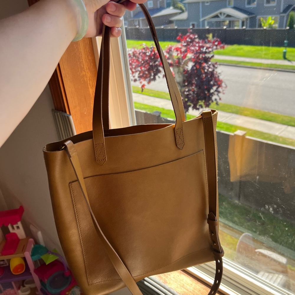 Madewell Transport Leather Tote Bag